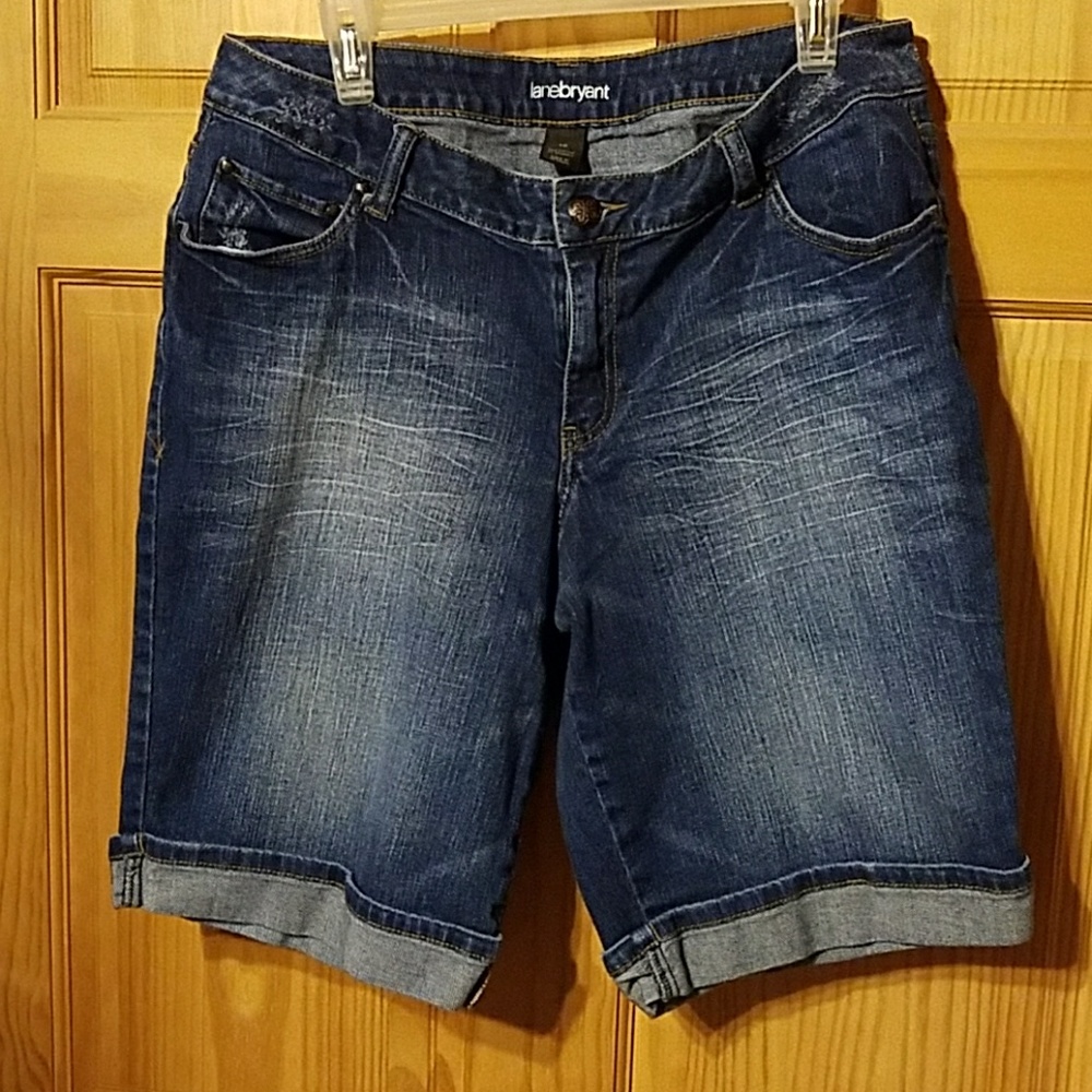 Lane Bryant denim shorts